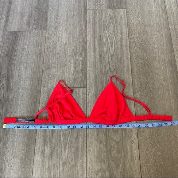 Anthropologie Striped Bralette In Red Size Small - Picture 2 of 6